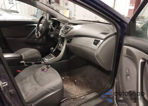 2013 Hyundai Elantra Gls z USA, uszkodzony, nr VIN 5NPDH4AE5DH384524